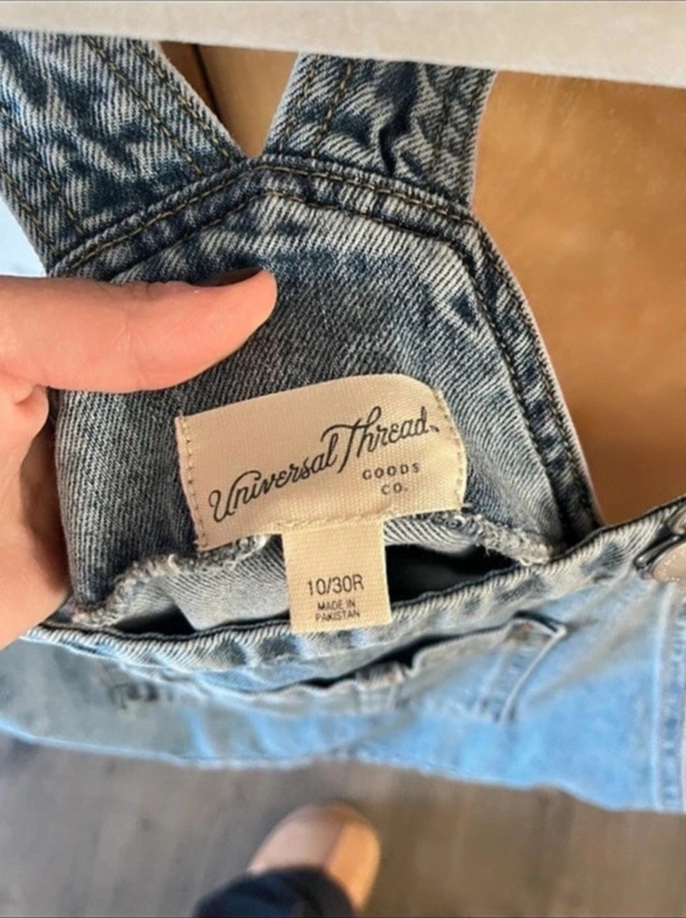 Denim Short Overalls - Picture 5 of 5